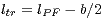 ltr=lPF-b∕2  